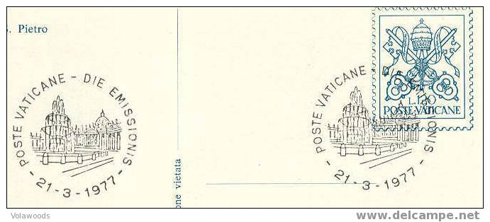 Vaticano - Cartoline Postali In Contenitore Serie Completa FDC Architetture E Fontane Valore Da 120£ - Oblitérés