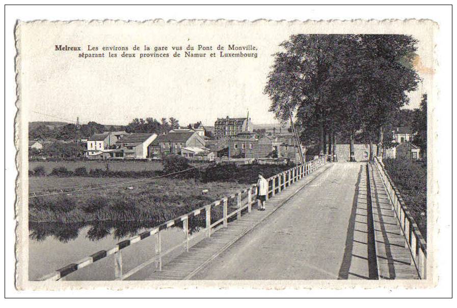 9728 - MELREUX - Les Environs De La Gare Vus Du Pont De Monville - Hotton