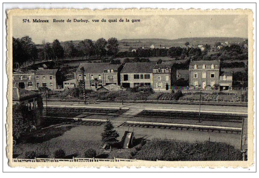 9729 - MELREUX - Route De Durbuy, Vue Du Quai De La Gare - Hotton