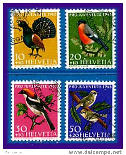 Suisse 1968 Oiseaux  N° 824 / 27  Serie Compl. Obl - Konvolute & Serien