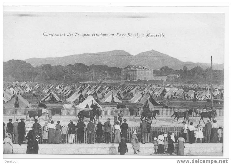 13 //MARSEILLE / Campement Des Troupes Hindoux Au Parc Borely à Marseille / ANIMEE - Parks