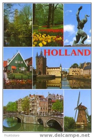 AKNL The Netherlands Postcards Utrecht - Tulips - Amsterdam - Windmills - Rotterdam - Zeddam - Collezioni E Lotti