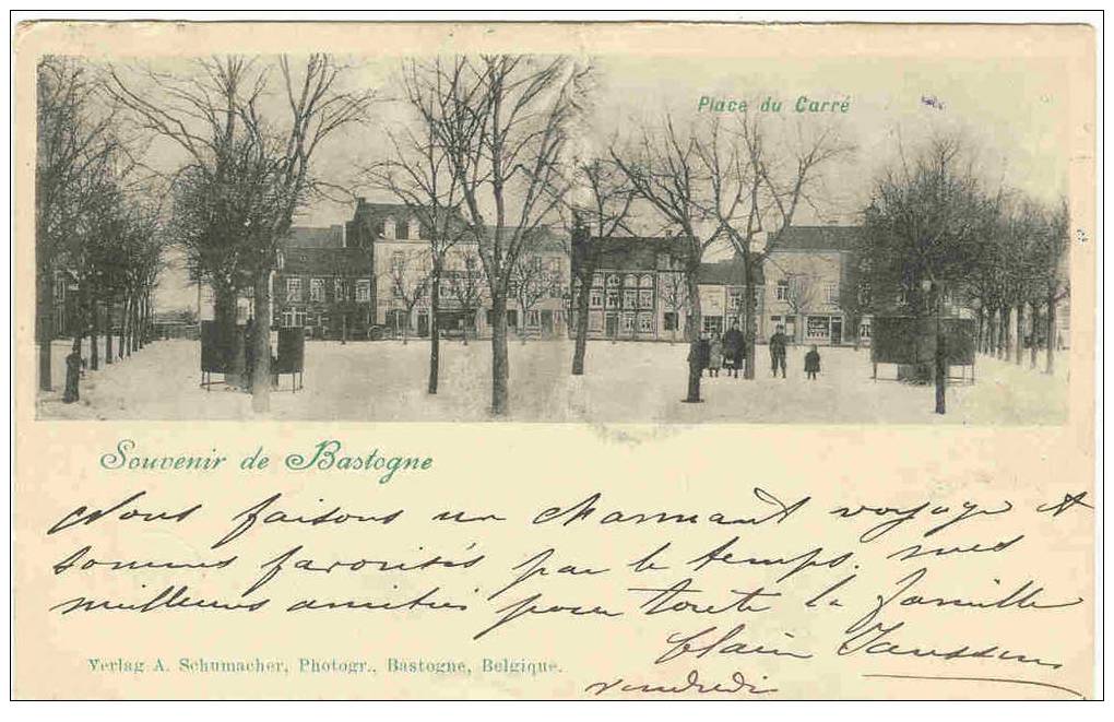 BASTOGNE - SOUVENIR DE    PLACE DU CARRÉ - Bastogne