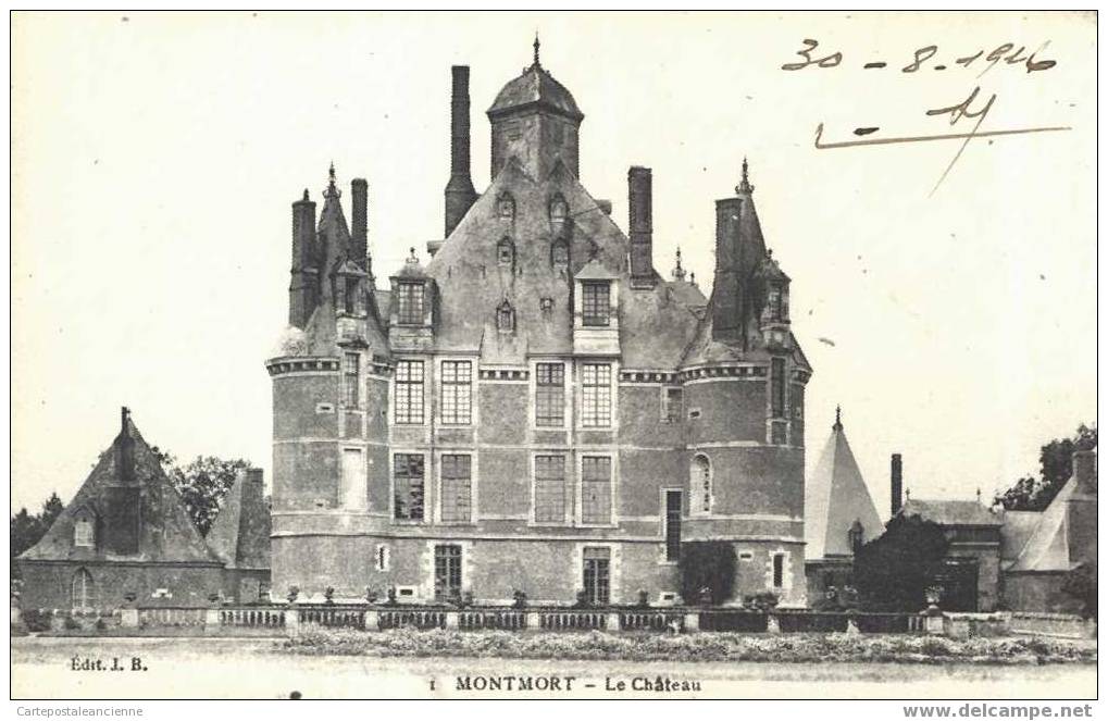 MONTMORT-LUCY 54-Meurthe Moselle Le Chateau écrite 30.05.1916 / BRACQUEMART 1 - Montmort Lucy