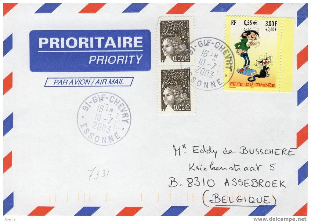 7331  LETTRE FRANCE - Stripsverhalen