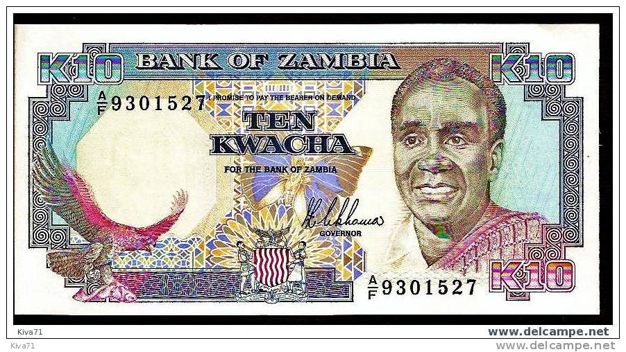 10 Kwacha     "ZAMBIE "       UNC     Ble 94 - Zambie