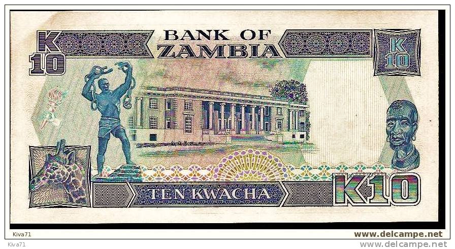 10 Kwacha     "ZAMBIE "       UNC     Ble 94 - Zambia