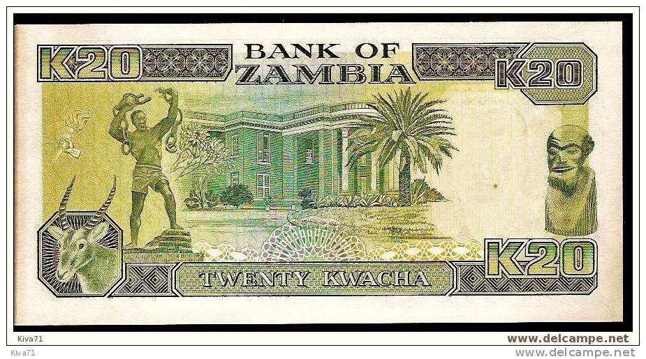 20 Kwacha     "ZAMBIE "       UNC     Ble 94 - Sambia