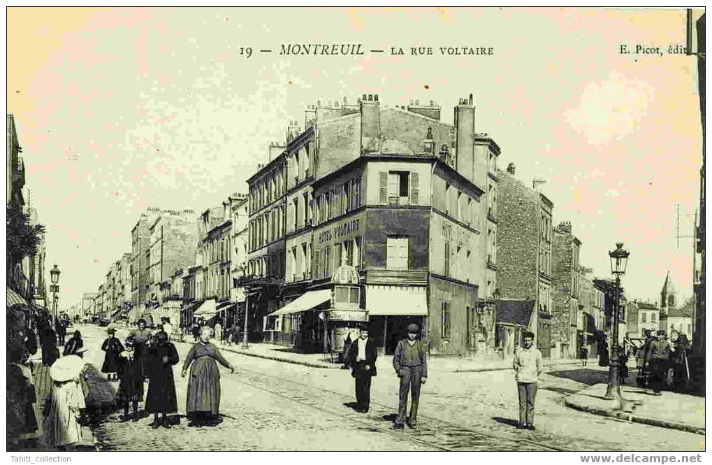 MONTREUIL - La Rue Voltaire - Montreuil