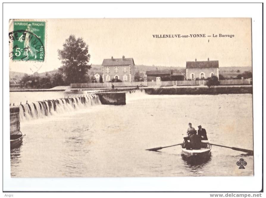 CPA---89----Villeneuve Sur Yonne---LE BARRAGE - Villeneuve-sur-Yonne