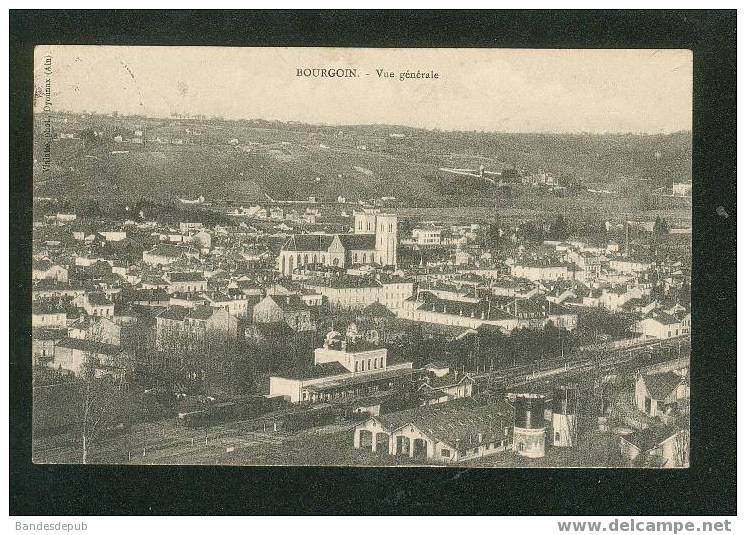 Bourgoin - Vue Générale ( Gare Chemin De Fer Vialatte Photo ) - Bourgoin