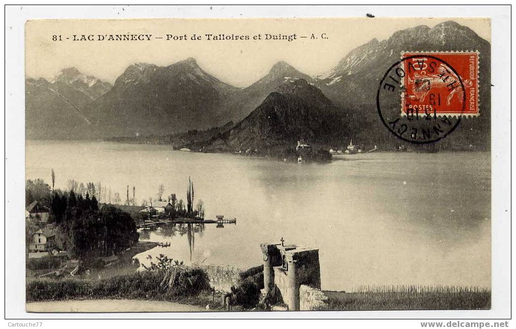 K4 - Lac D´Annecy - Port De TALLOIRES Et DUINGT - Talloires