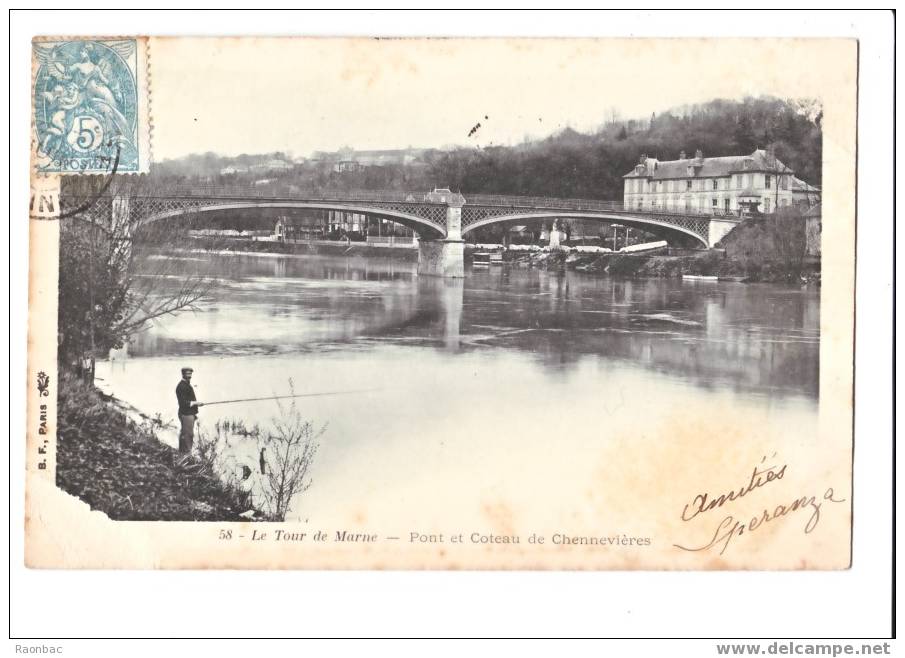 CPA---94----Chennevieres Sur Marne ----PONT - Chennevieres Sur Marne