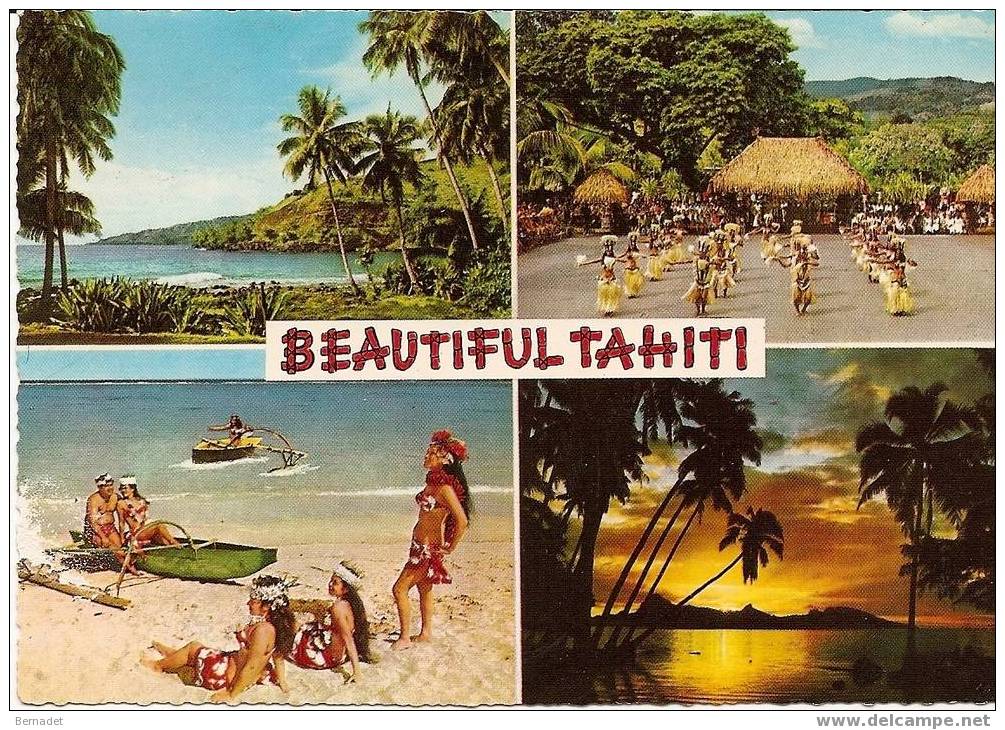 TAHITI..MEILLEUR SOUVENIRS  DE TAHITI - Polynésie Française