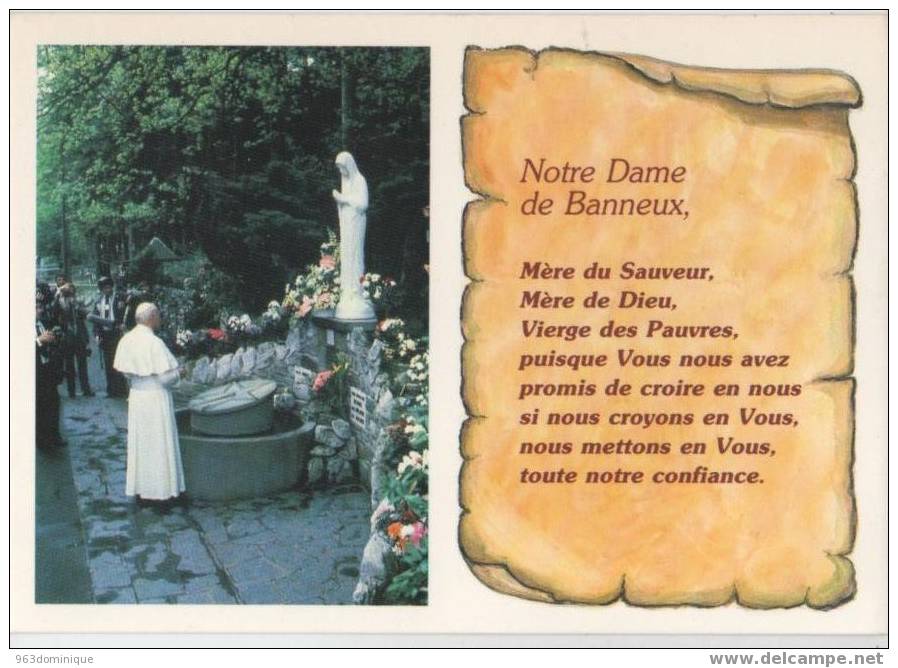 Banneux N.D. - Pape Jean Paul II à La Source - Sprimont