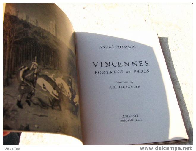 *André CHAMSON «  Vincennes Fortress Of Paris » 1955 - Poetry