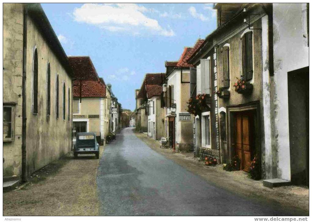 CPSM 64 : ARTHEZ De Bearn Rue De L'église Avec  Citroen  2 CV A VOIR !! - Arthez De Bearn