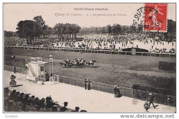 ST OUEN CHAMP DE COURSES 9 VUE GENERALE PRISE DES TRIBUNES - Saint Ouen