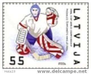 LATVIAN Stamp World Championship Ice Hockey 2006 LATVIA-MNH - Hockey (sur Glace)