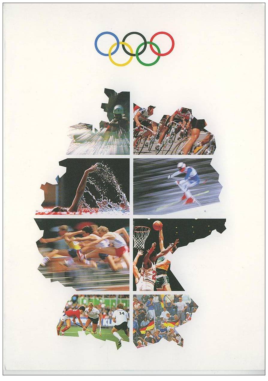 F1317 Escrime Aviron Hippisme Ski Allemagne 1992 FDC Premier Jour - Zomer 1992: Barcelona