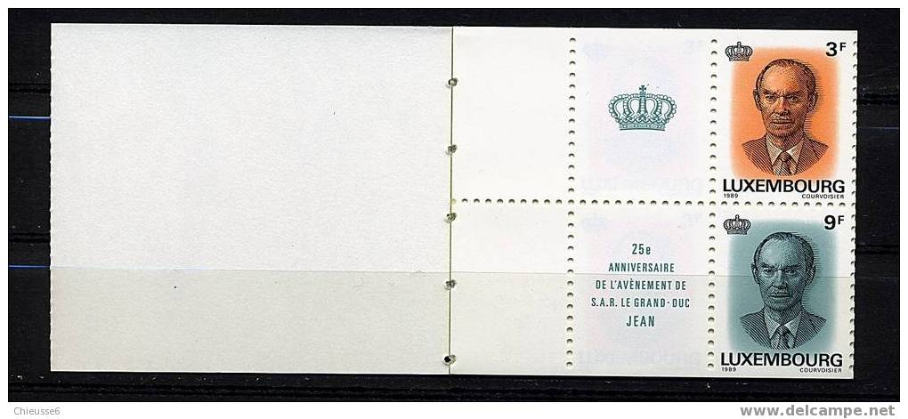 Luxembourg ** Carnet N° C1175 - 25e Ann. De L'avènement Du Gd Duc Jean - Booklets