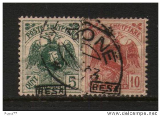 ES51 - ALBANIA ,  N. 128/129  Usati . - Albania