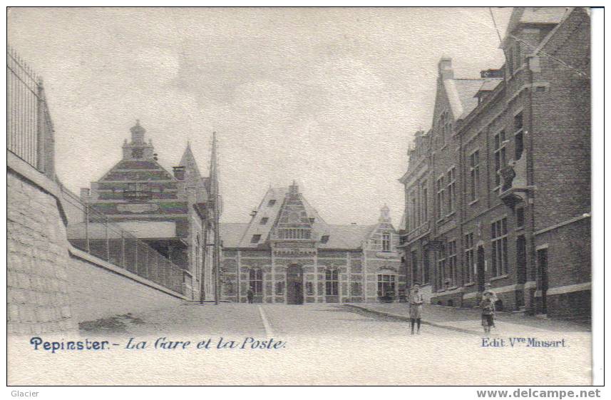 PEPINSTER - La Gare Et La Poste - Pepinster