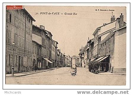 CPA 01 PONT DE VAUX - Grande Rue - Pont-de-Vaux