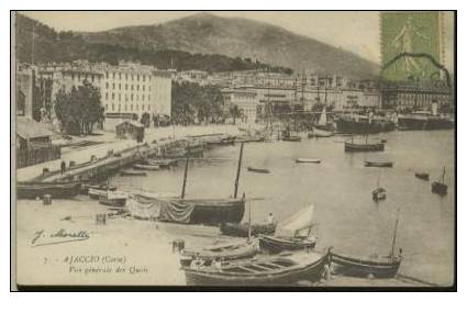 AJACCIO Vue Generale Des Quais - Ajaccio