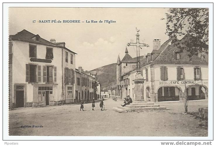 SAINT PE De BIGORRE (France) - La Rue De L´Eglise - Saint Pe De Bigorre