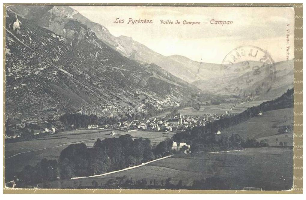 65 CAMPAN 1906 VILLAGE VALLEE Ed VILLATTE  Etat TB / .VOYAGE /C4906 - Campan