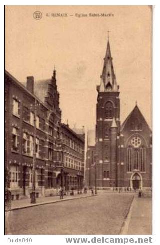 CPA. RENAIX.   Eglise Saint-Martin.      1931. - Renaix - Ronse