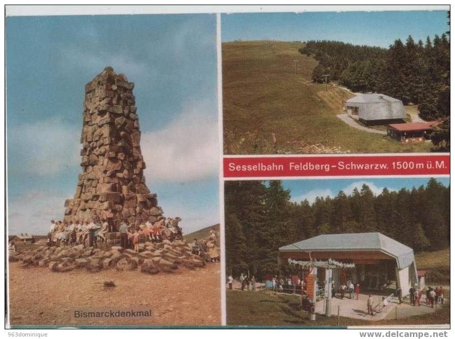 Feldberg Im Schwarzwald - Bismarckdenkmal - Sesselbahn - Hochschwarzwald