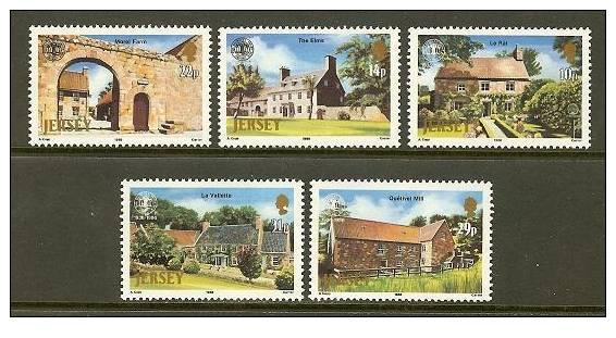 JERSEY 1986 MNH Stamp(s) National Trust 381-385 #4293 - Jersey