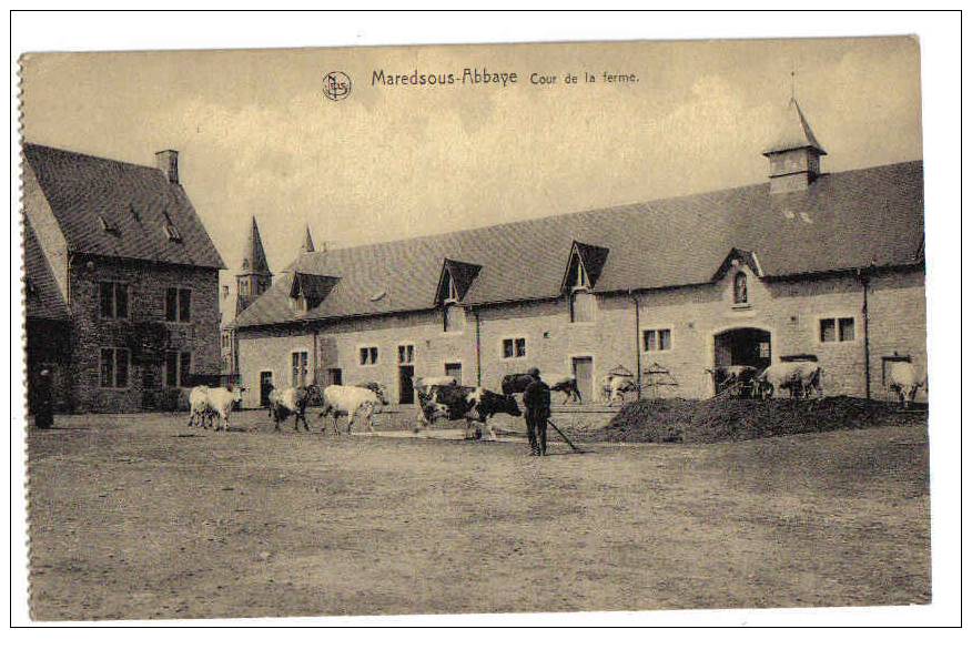 4211 -  Maredsous - Abbaye - Cour De La Ferme - Anhée