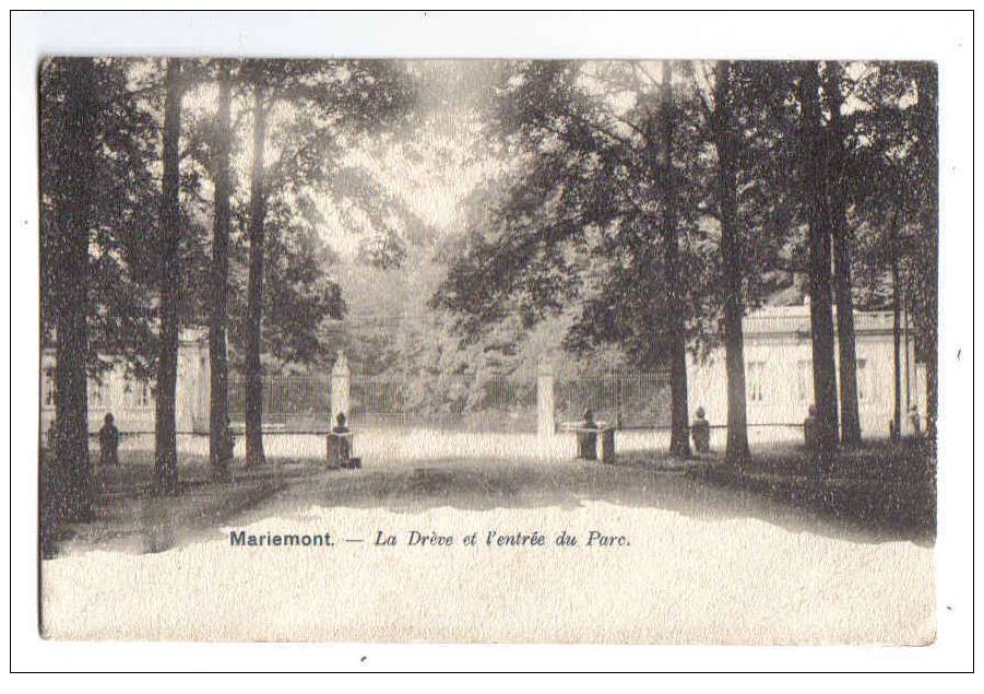 4262 - Mariemont - La Drève Et L'entrée Du Parc - Morlanwelz