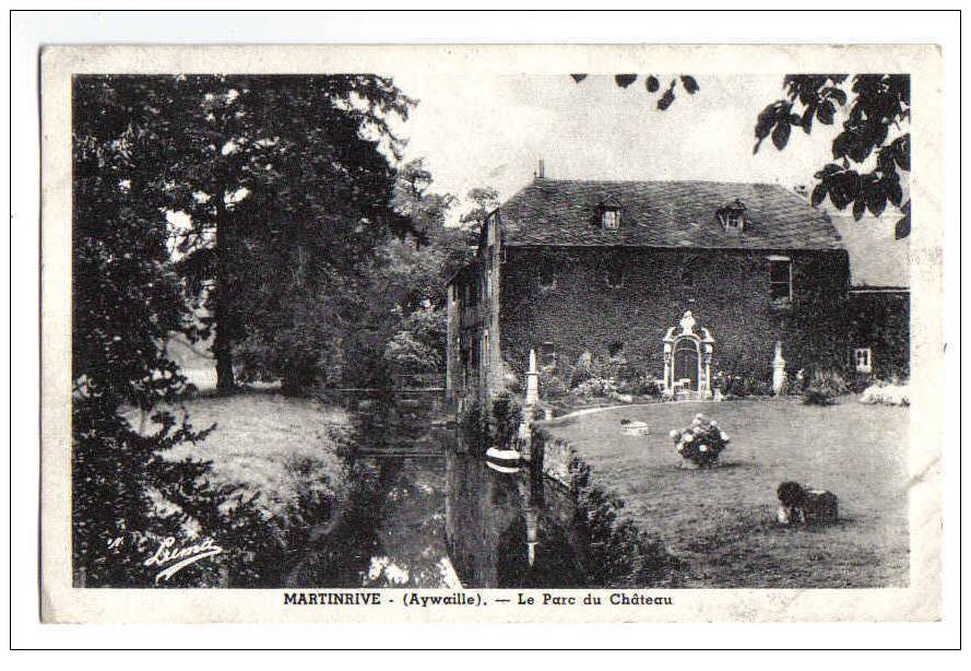 4282 - Martinrive (Aywaille) - Le Parc Du Château - Aywaille