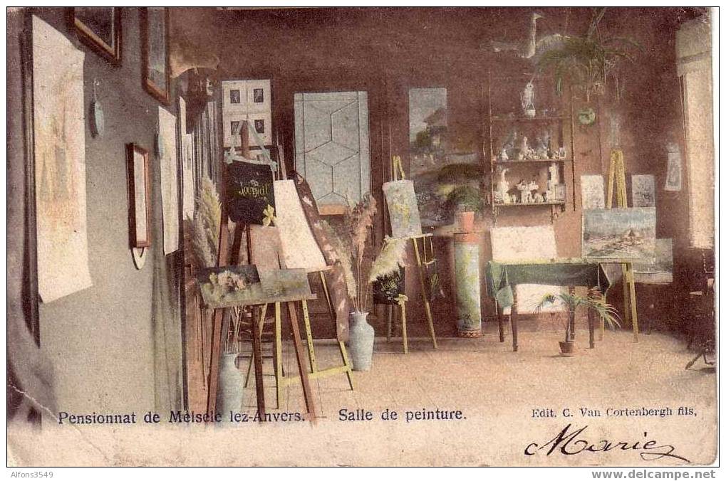 Pensionnat De Melsele Lez-Anvers- Salle De Peinture - Beveren-Waas