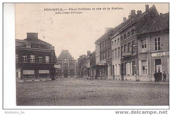 Peruwelz  - Place Deflinne Et Rue De La Station - Péruwelz