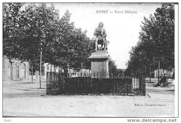 31Z72-MUR-11 - MURET - Statue DALAYRAC - Edit. Clémence Isaure - Muret