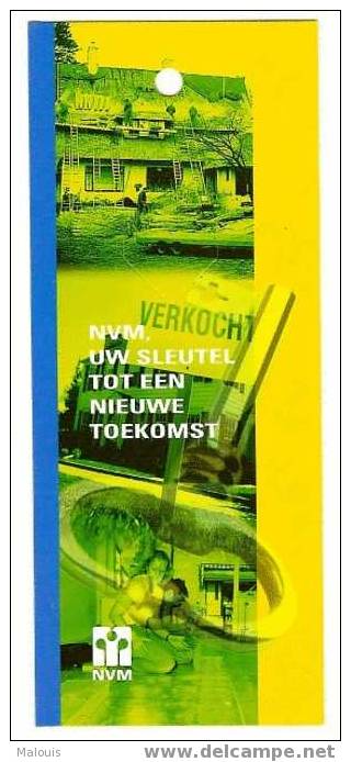 Bookmark (PagerClip), Advertisement, Reclame. NVM Makelaars. - Bladwijzers