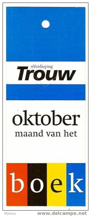 Bookmark (PagerClip), Advertisement, Reclame. Trouw. Krant, Newspaper, Journal, Zeitung. - Bladwijzers