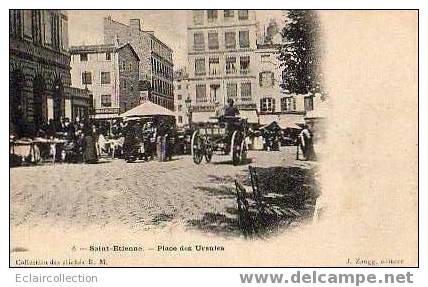 St Etienne    42  Marché Place Des Ursules   (voir Scan) - Saint Etienne