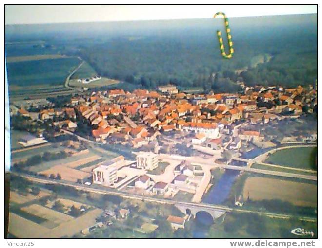 Cpsm Vvue Aerienne De Chateauvillain - Chateauvillain