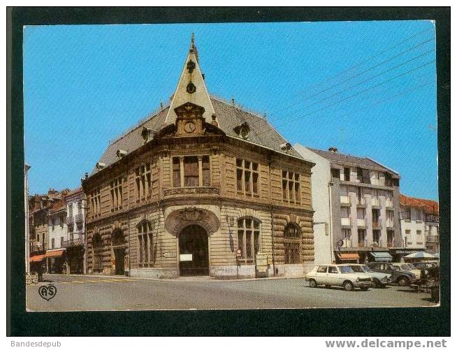 CPSM - Lannemezan - Hôtel De Ville ( Automobile Simca Citroën Ami 2CV ...APA POUX) - Lannemezan