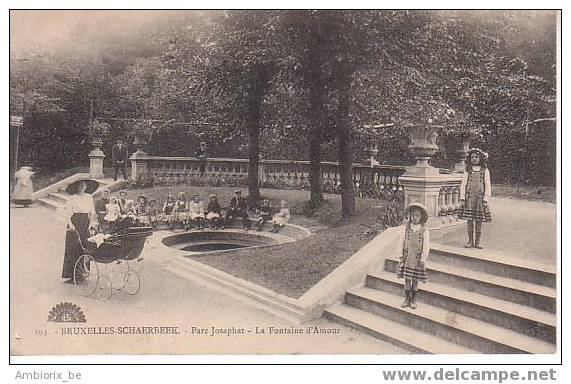 Bruxelles - Schaerbeek - Parc Josaphat - La Fontaine D'Amour - Schaarbeek - Schaerbeek