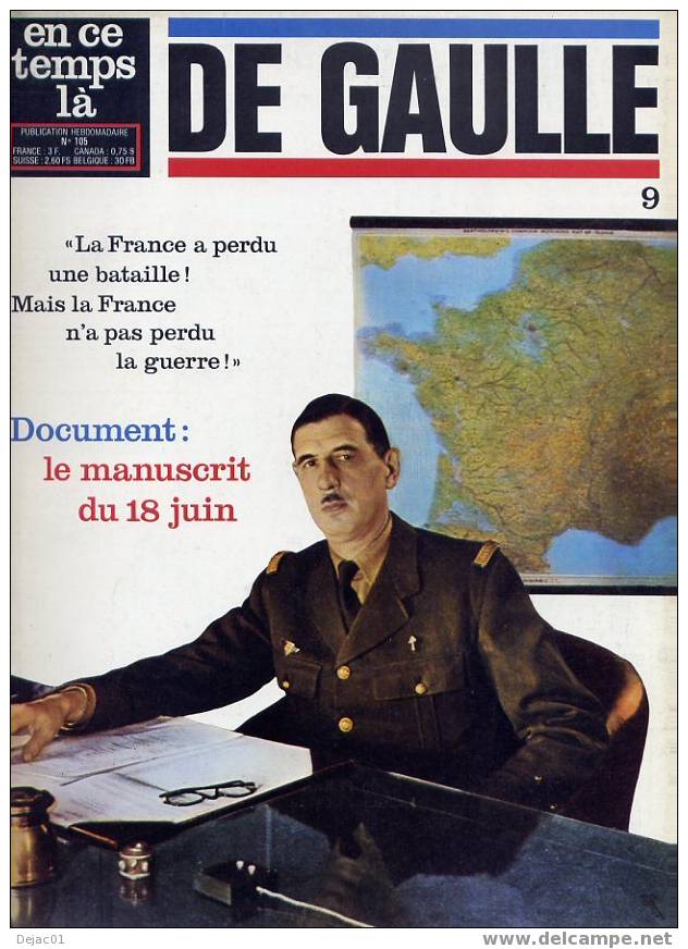 Collection En Ce Temps Là - De Gaulle N° 9 - Geschiedenis