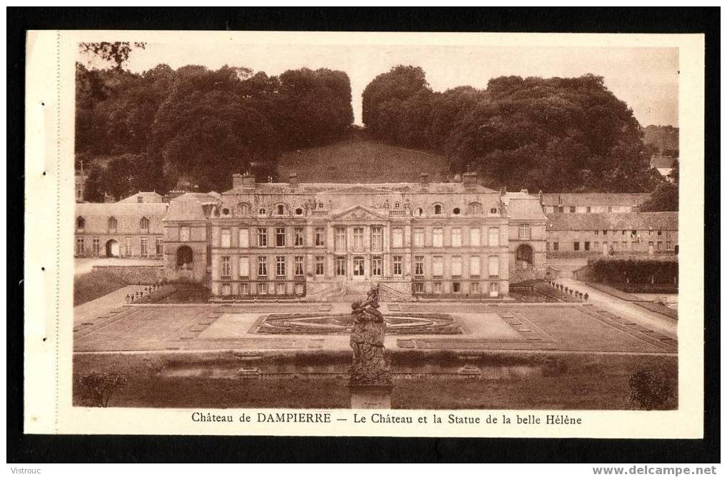 Château De DAMPIERRE : Château Et Statue De La Belle Hélène - Non Circulé - Not Circulated - Nicht Gelaufen. - Dampierre En Yvelines