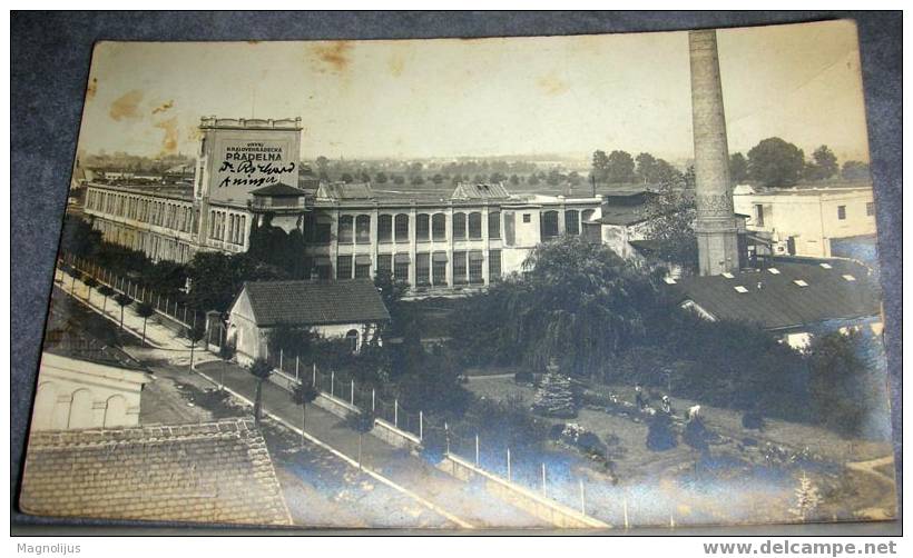 Czech Rep.,Austria,Factory,Original Photo,vintage Postcard - Industrial