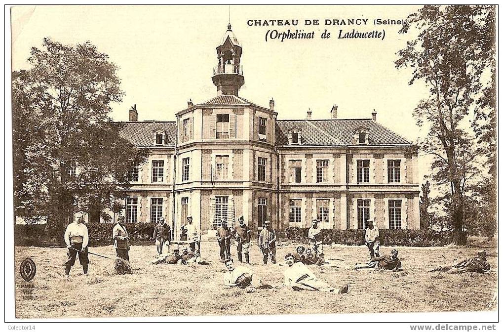 CHATEAU DE DRANCY ORPHELINAT DE LADOUCETTE 1917 - Drancy